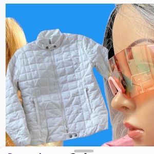 Bogner Quilted Down White  Ski Jacket 10 Joan Thylmann